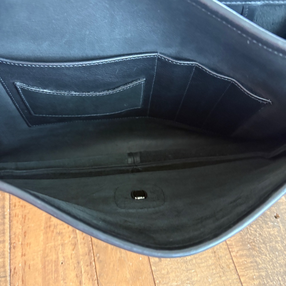 Coach, vintage metropolitan briefcase smooth leather black excellent condition - Picture 12 of 16